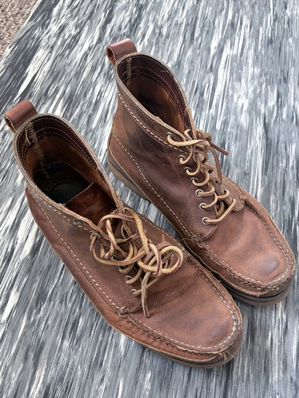 Red Wing x J. crew Wabasha Chukka Boots-Brown Leather